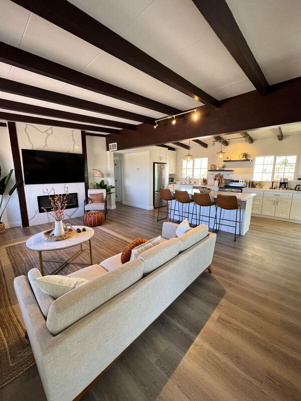 Cozy and inviting home interior by AtoZ Construction, featuring warm decor and comfortable living spaces.Picture