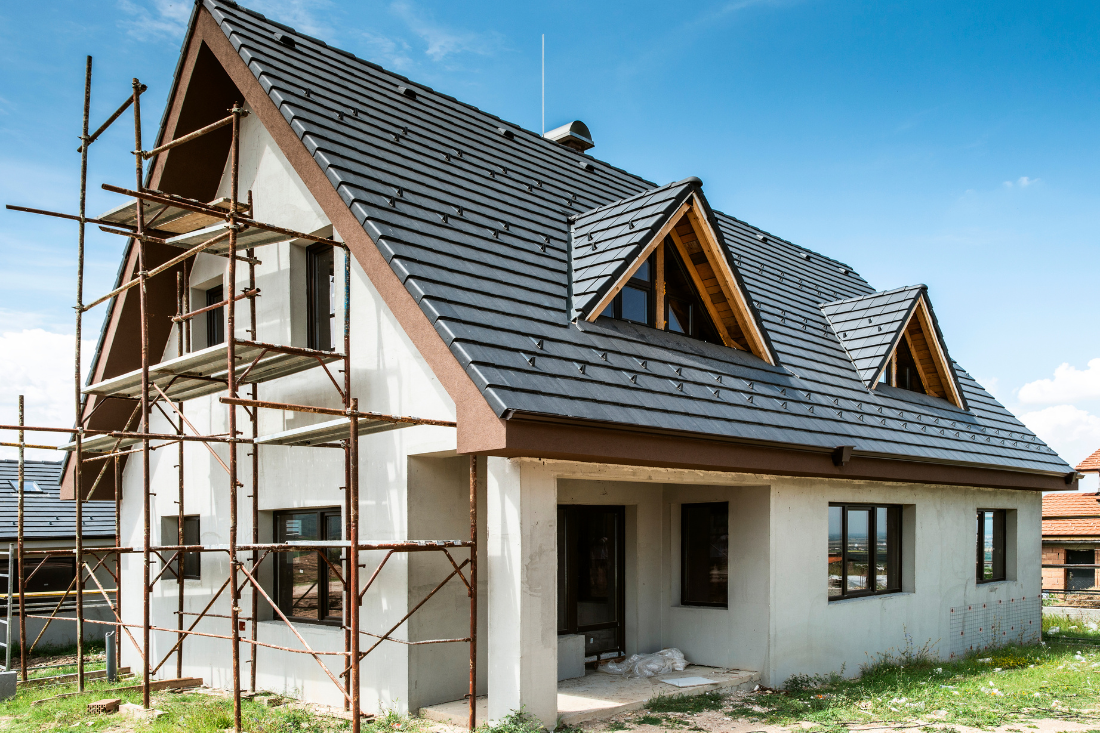 Exterior renovation by AtoZ Construction, featuring high-end finishes and innovative design elements.